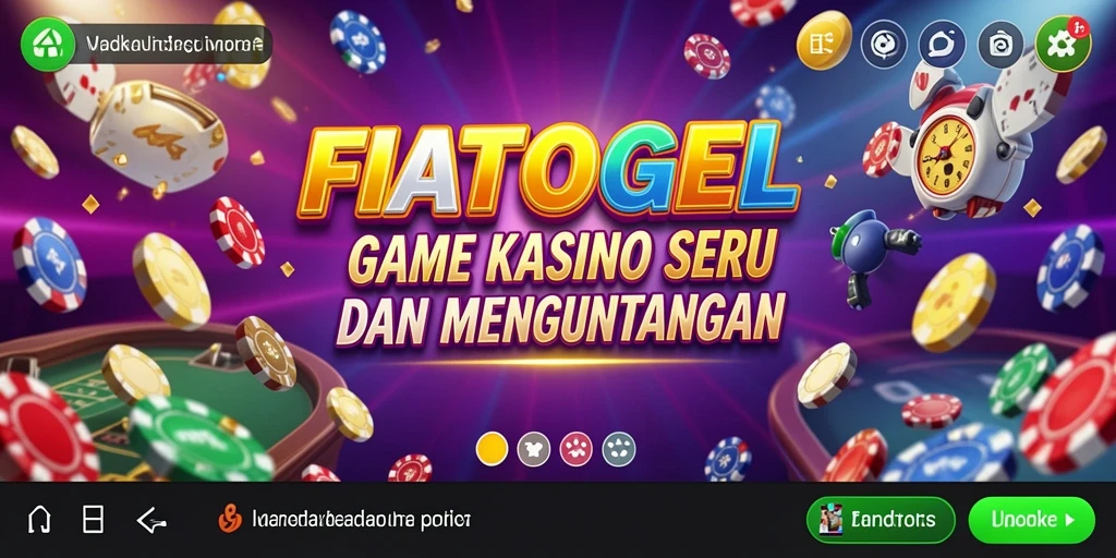 Screenshot gameplay FIATOGEL menunjukkan keseruan bermain Kasino.