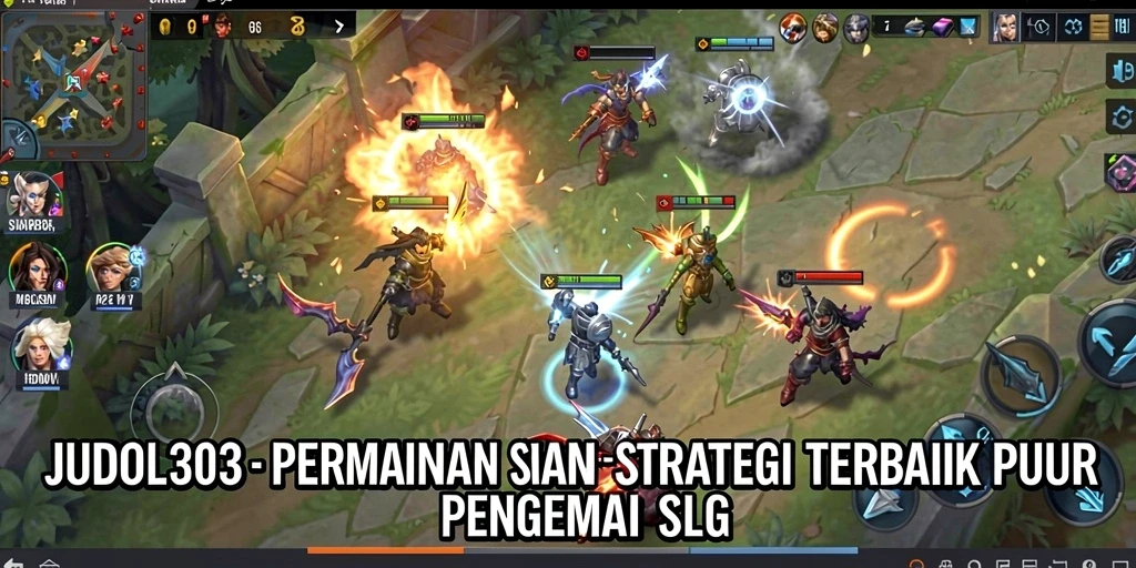 Tampilan gameplay seru dari JUDOL303 dengan pertempuran strategis yang mendebarkan.