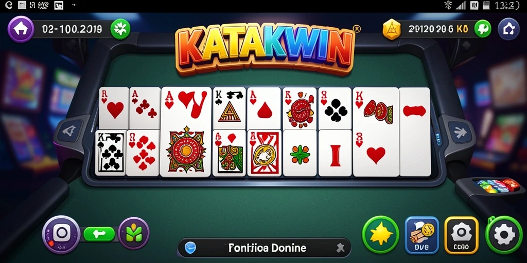 Tangkapan layar KATAKWIN menampilkan momen seru permainan Domino.