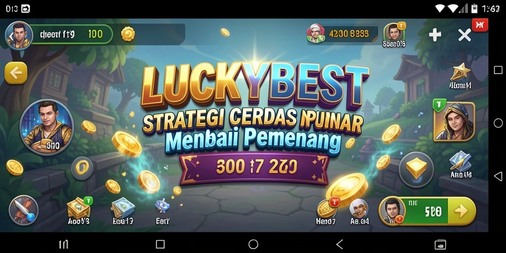 Tangkapan layar gameplay LUCKYBEST menampilkan aksi strategi yang mendebarkan.