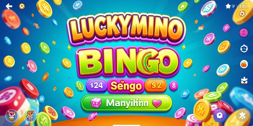 Screenshot gameplay LUCKYMINO yang menarik dan penuh warna.