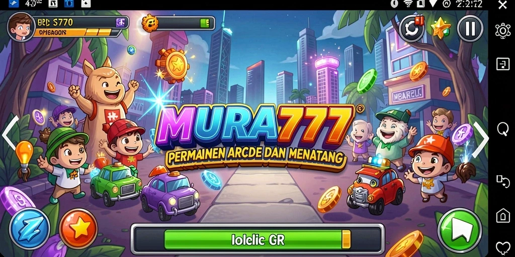 Screenshot utama MUARA777 menampilkan gameplay Arcade yang seru dan penuh aksi.