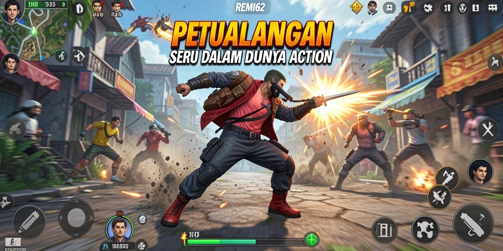 Screenshot menampilkan gameplay seru dan menantang dari REMI62.